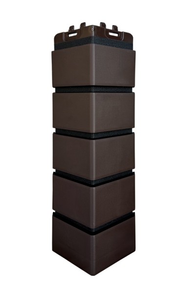 Угол Grand Line клинкерный кирпич ПРЕМИУМ Шоколадный (шов RAL 9005) купить в Самаре