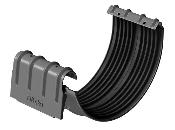 Соединитель желобов D125 Döcke STAL PREMIUM Графит, (RAL 7024) купить в Самаре