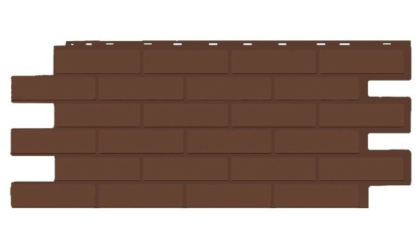 Фасадная панель T-Siding Кирпич Модерн Эко Браун купить в Самаре