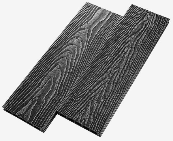 Террасная доска из ДПК RusDecking Unodeck Vintage - Графит купить в Самаре