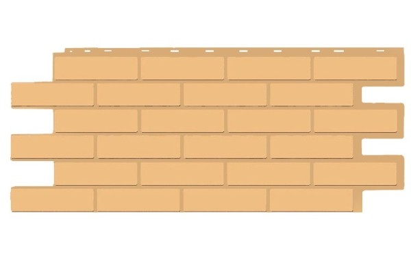 Фасадная панель T-Siding Кирпич Модерн Эко Крем купить в Самаре