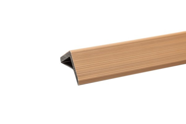 Уголок торцевой Ecodecking Скай коэкструзия 45х45х3000 Бук купить в Самаре