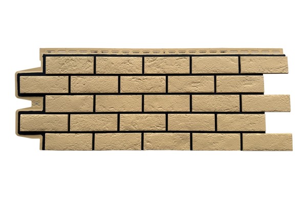 ФП Grand Line состаренный кирпич премиум Песочный (шов RAL 9005) купить в Самаре