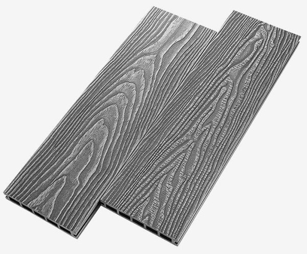Террасная доска из ДПК RusDecking Unodeck Vintage - Серый купить в Самаре