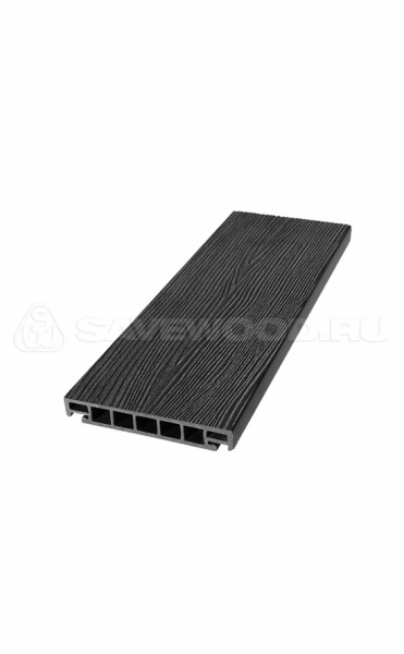 Террасная доска из ДПК SW Salix (S) (R) черный купить в Самаре
